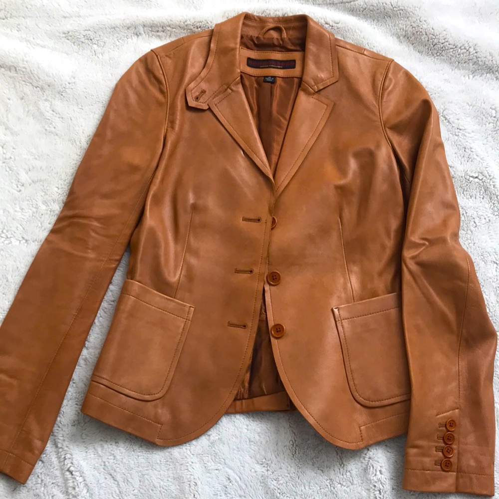 Real Leather jacket size M.  https://www.agjeans.com/women